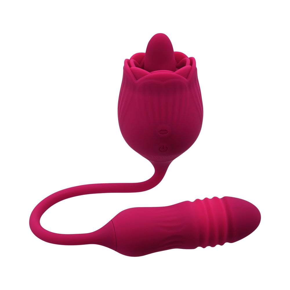 Evolved Wild Rose DualEnded Vibrator Red