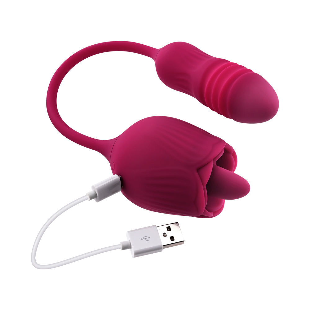 Evolved Wild Rose DualEnded Vibrator Red