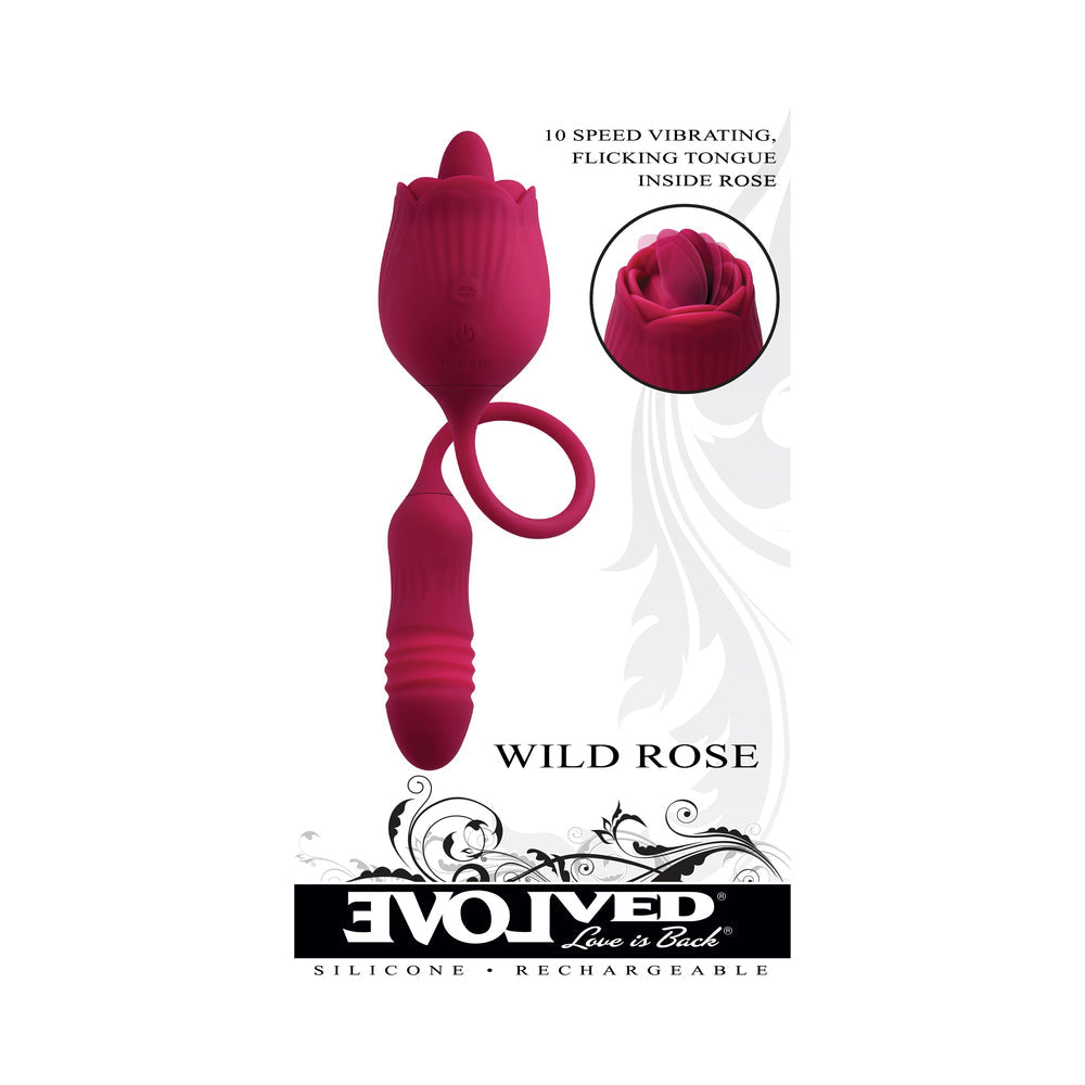 Evolved Wild Rose DualEnded Vibrator Red