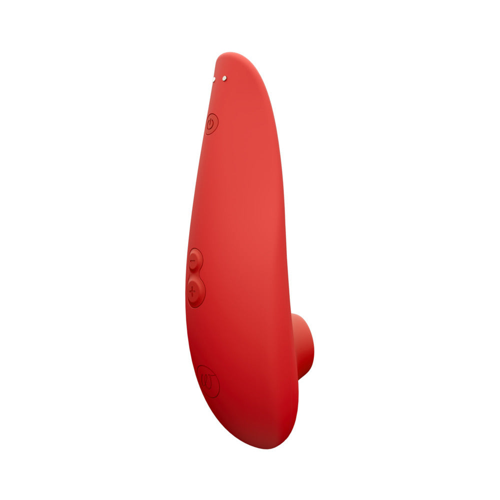 Estimulador de clítoris Pleasure Air Classic 2 Special Edition de Womanizer x Marilyn Monroe en color rojo intenso