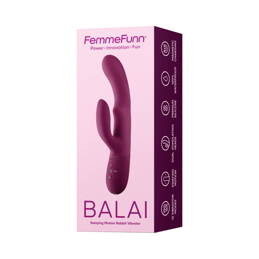 FemmeFunn Balai Vibrator Dark Fuchsia