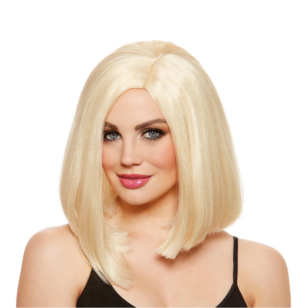 Mid-Length Bob Wig Blonde