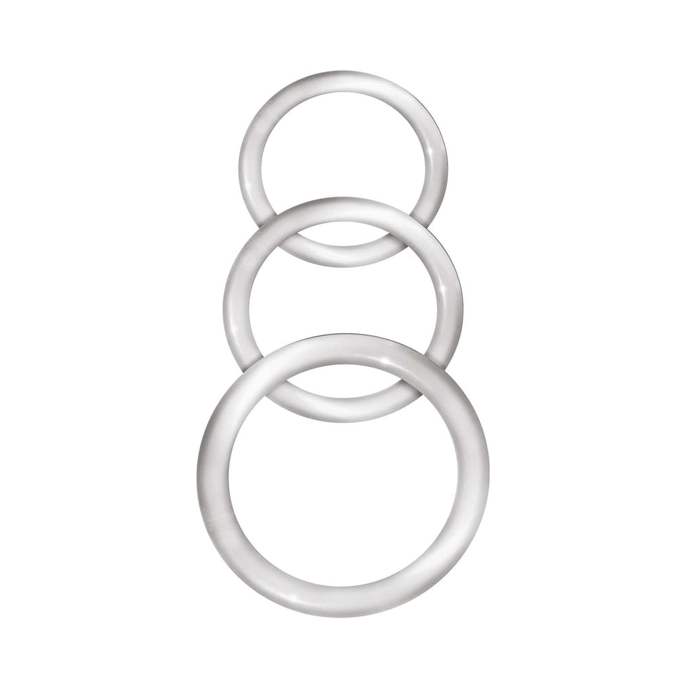 Enhancer Silicone Cockrings Clear Set/3