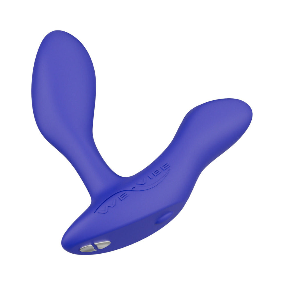 Masajeador de próstata de doble estimulación We-Vibe Vector+ azul real