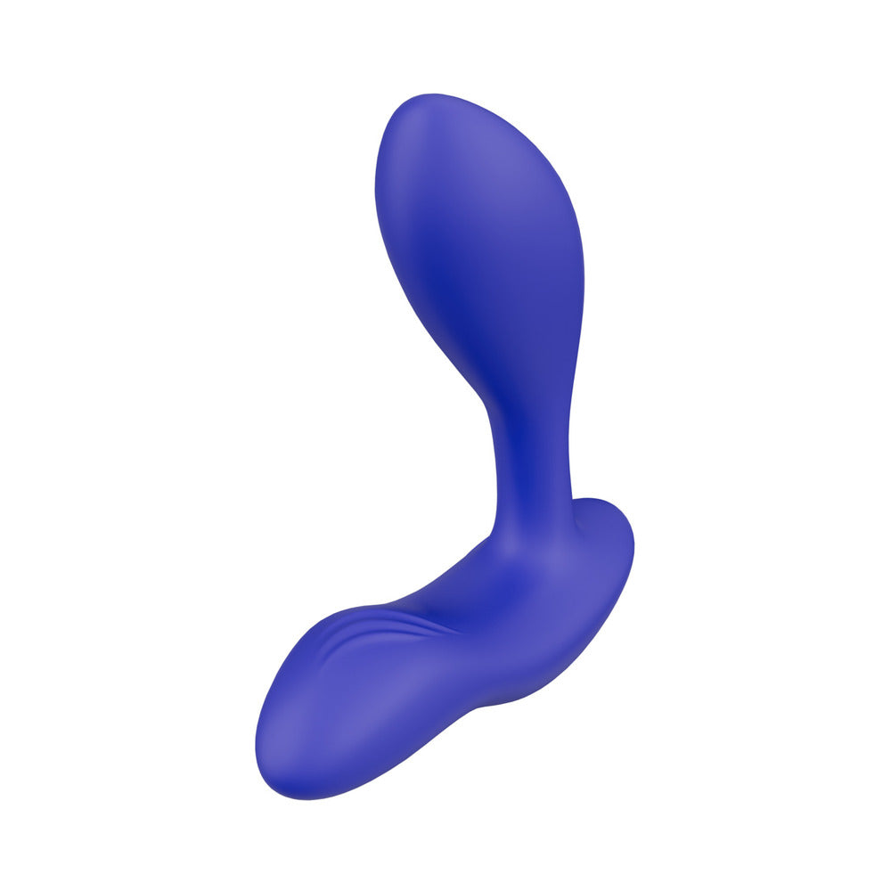 Masajeador de próstata de doble estimulación We-Vibe Vector+ azul real