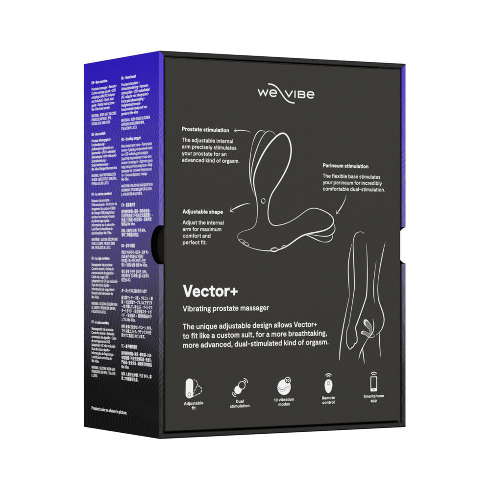 We-Vibe Vector+ DualStimProstate CharBlk