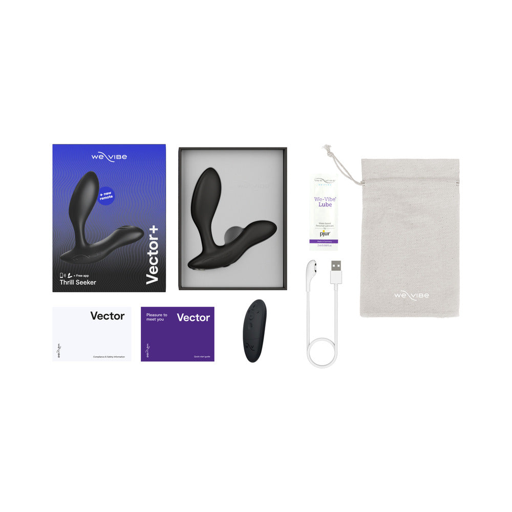 We-Vibe Vector+ DualStimProstate CharBlk