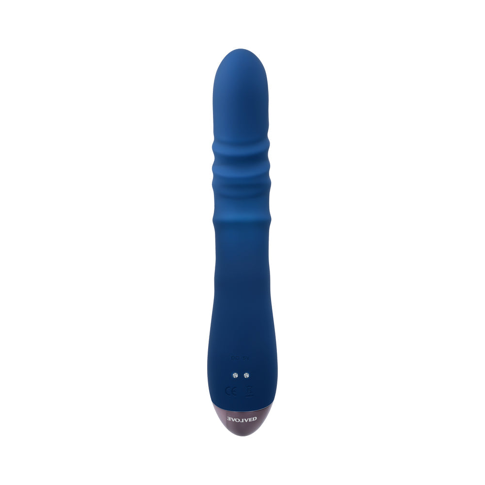 Evolved Ringer Thrusting Rabbit Vibe Blu