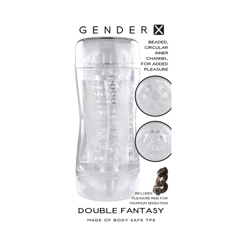 GX DoubleFantasy DualEntry Stroker Clear