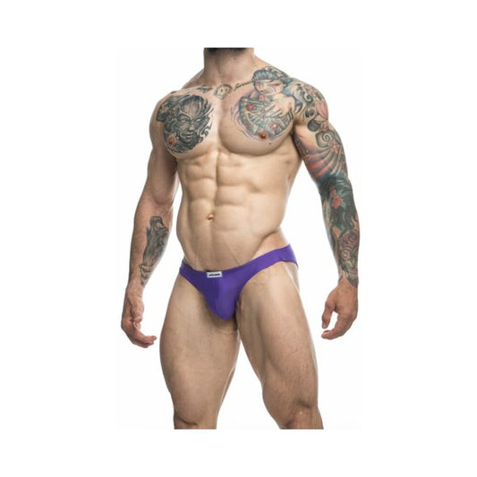 Bikini clásico JUSTIN + SIMON de MaleBasics en color morado talla S