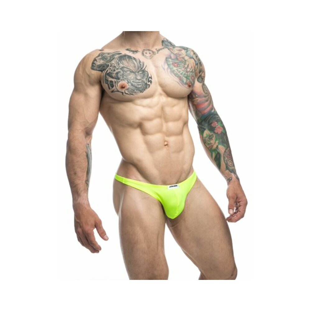 MaleBasics JUSTIN + SIMON Classic Tanga Neon Green S