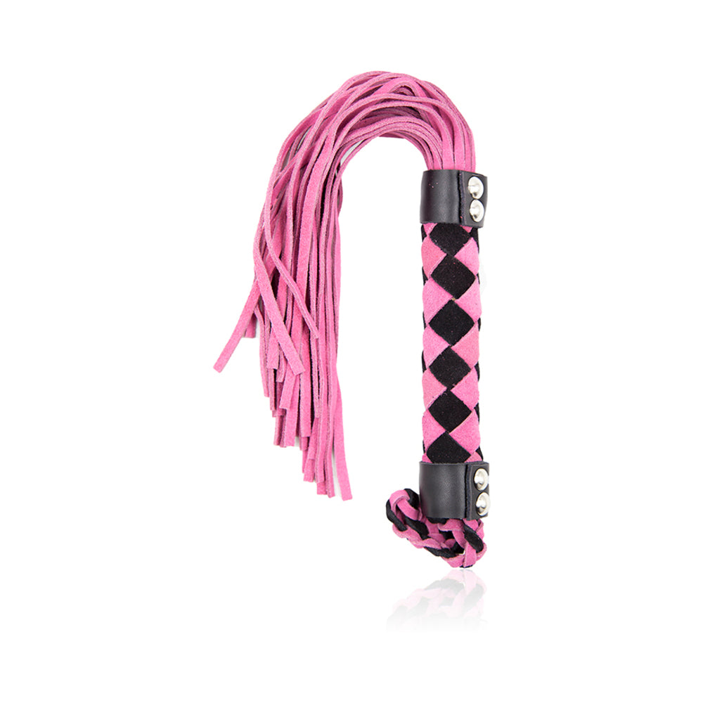 Ple'sur 15.5 in. Leather Flogger Pink