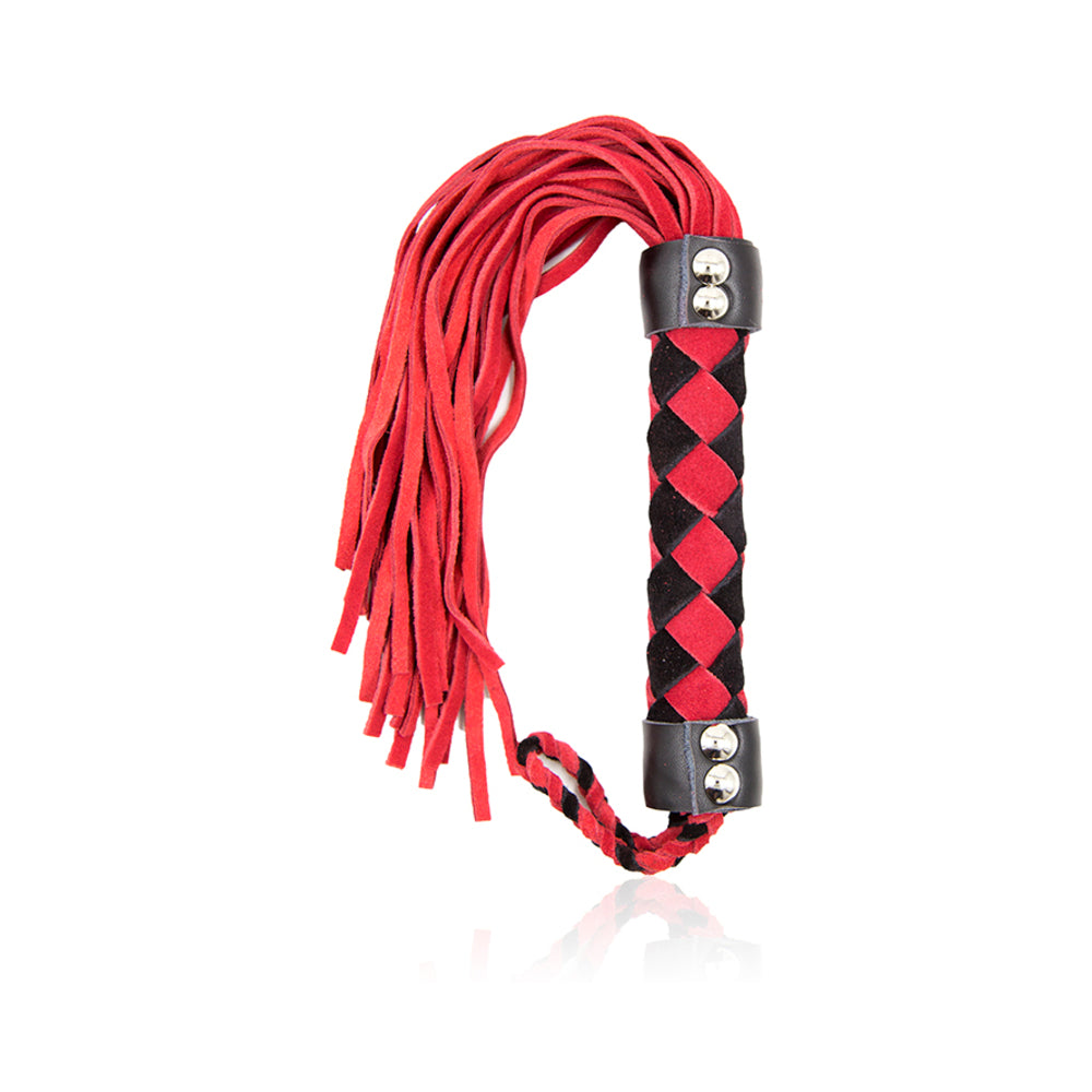 Ple'sur 15.5 in. Leather Flogger Red