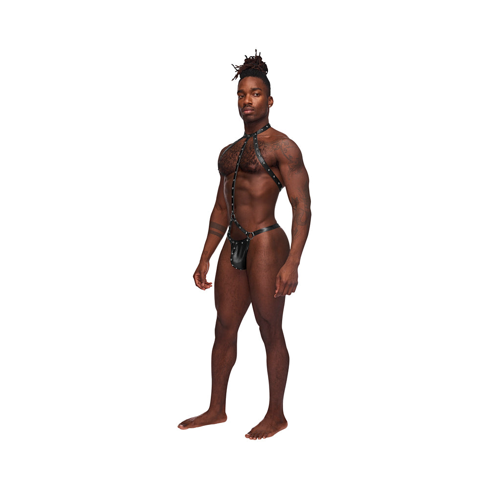 MP Fetish Gladiator Body Harness Blk LXL