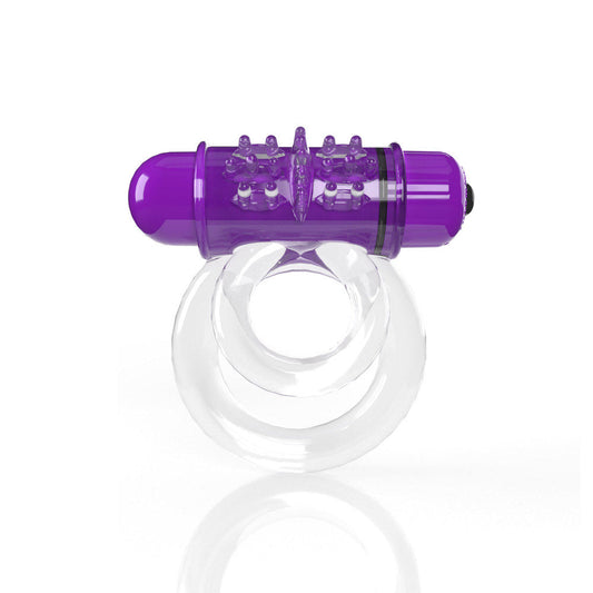 Anillo vibrador doble para el pene Screaming O 4B DoubleO 6 Grape