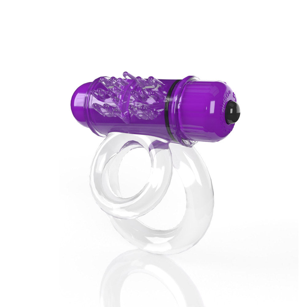 Anillo vibrador doble para el pene Screaming O 4B DoubleO 6 Grape