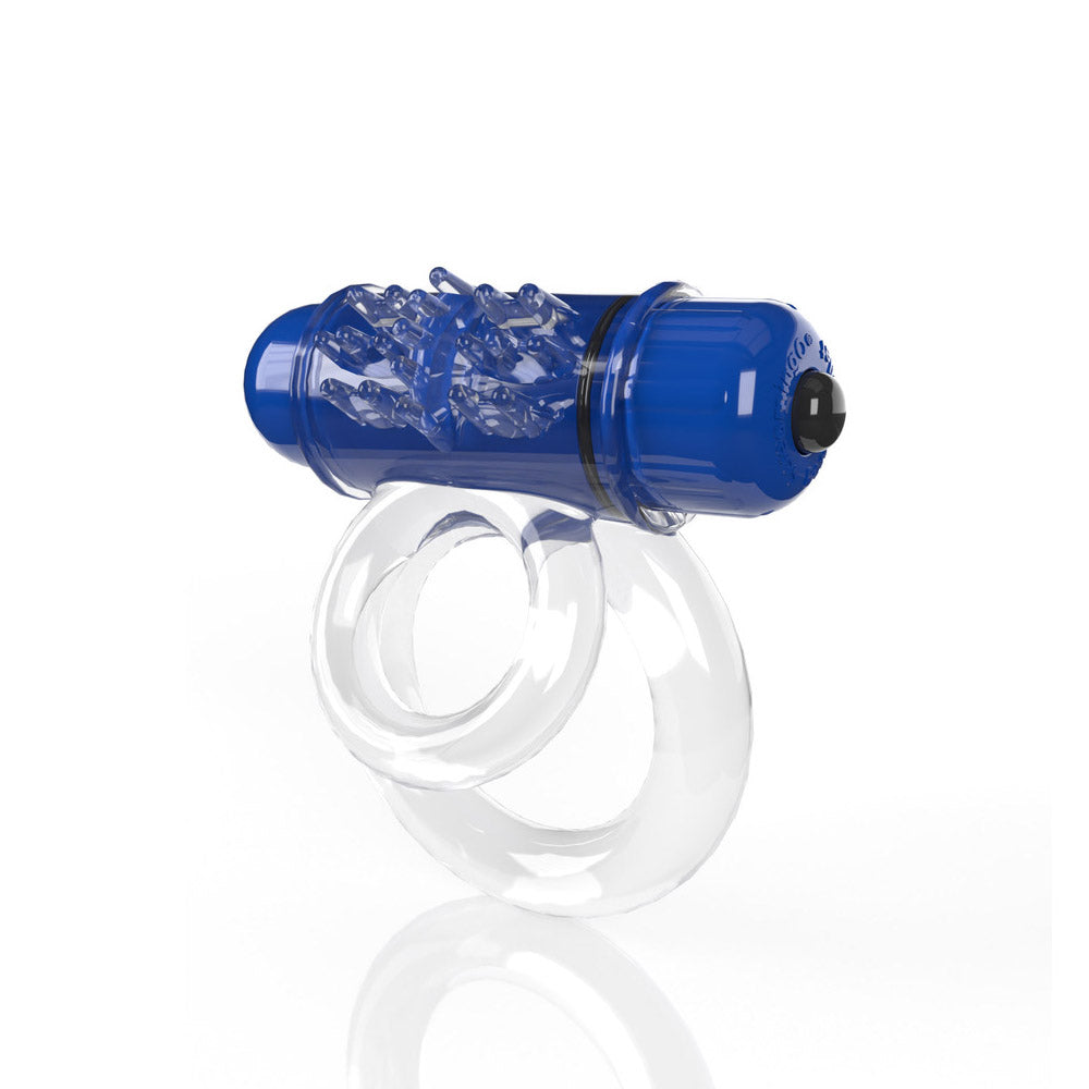 Anillo vibrador doble para el pene Screaming O 4T DoubleO 6 Blueberry