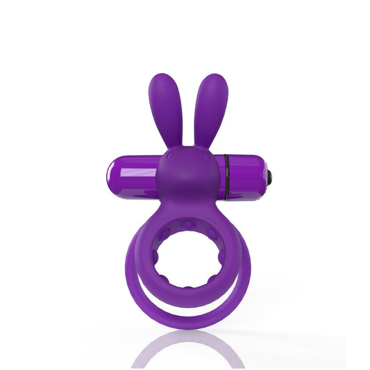 Anillo vibrador para el pene doble Screaming O 4B Ohare Grape