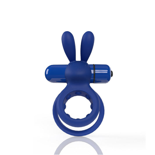 Anillo vibrador para el pene doble Screaming O 4T Ohare Blueberry