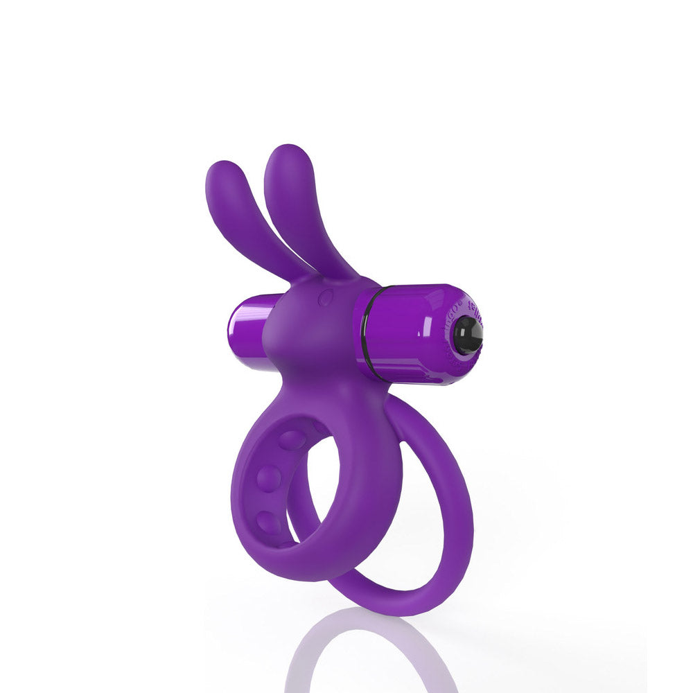 Anillo vibrador para el pene doble Screaming O 4T Ohare Grape