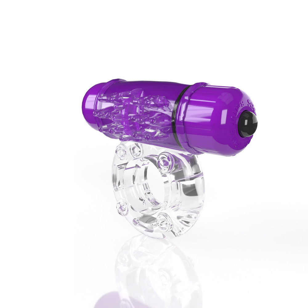 Anillo vibrador para el pene Screaming O 4B OWow Grape