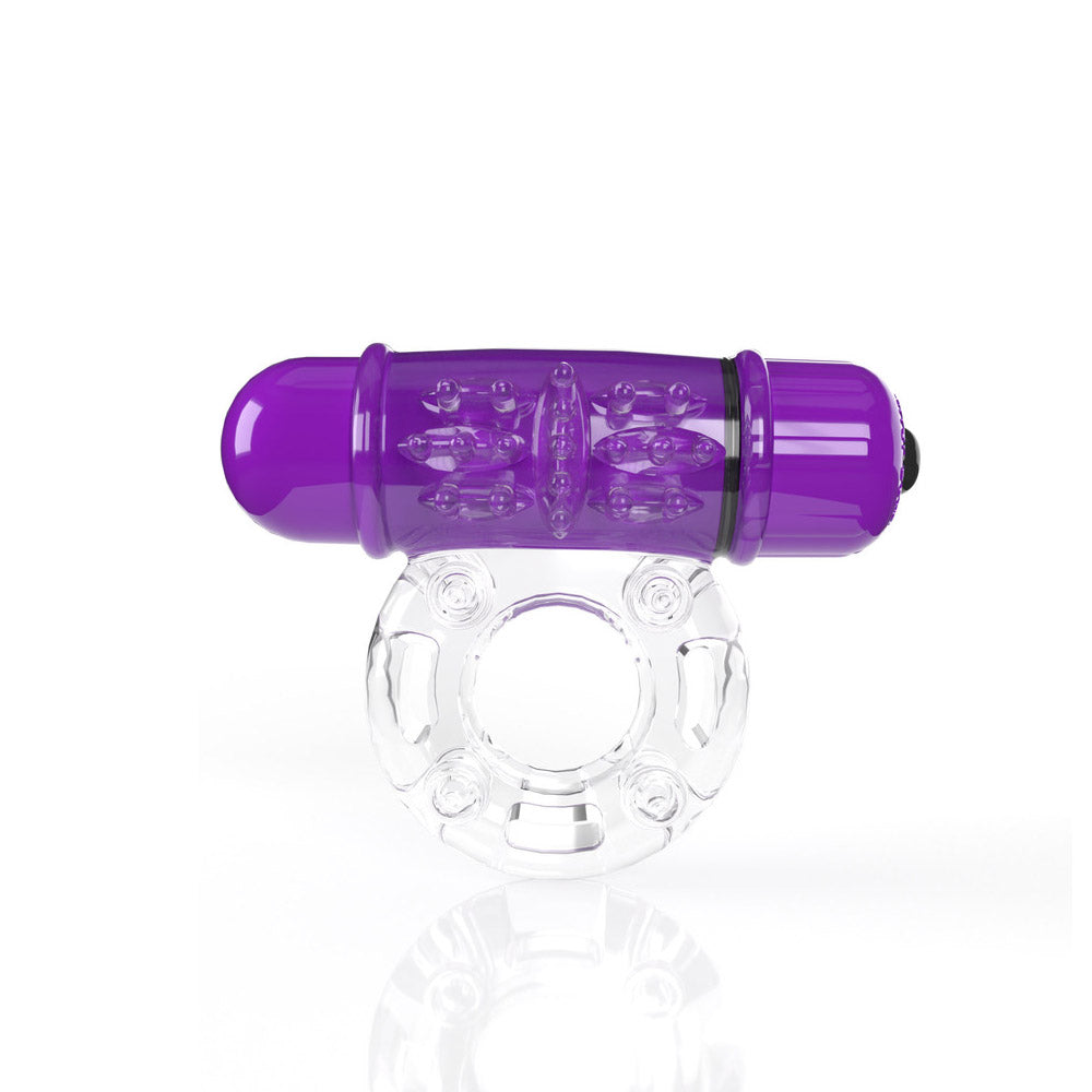 Anillo vibrador para el pene Screaming O 4T OWow Grape