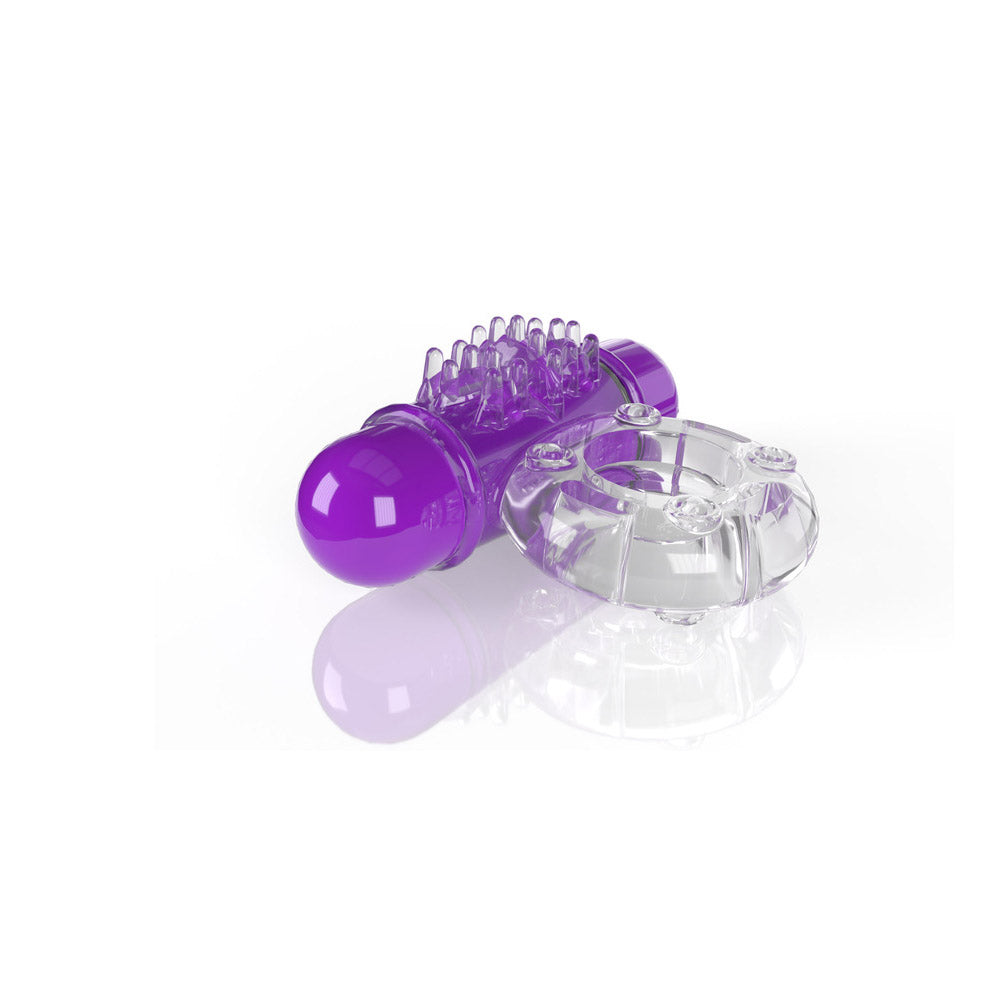 Anillo vibrador para el pene Screaming O 4T OWow Grape