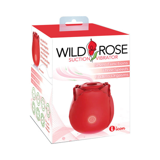 Wild Rose The Classic Suction Vibrator Red