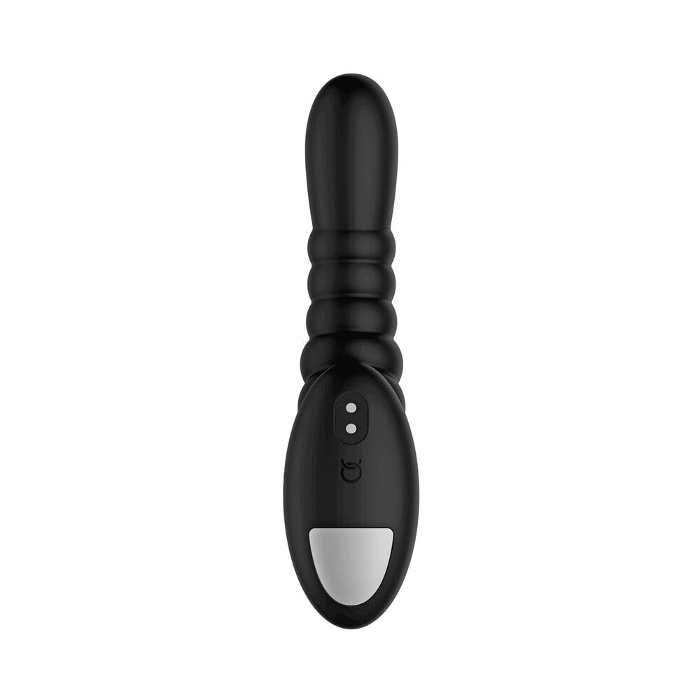 Forto Ribbed Pro Vibr Anal Massager Blk