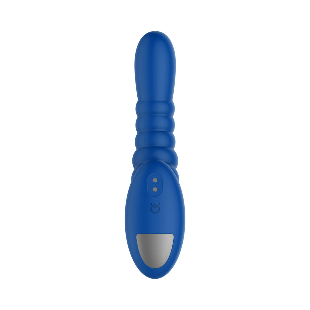 Forto Ribbed Pro Vibr Anal Massager Blu