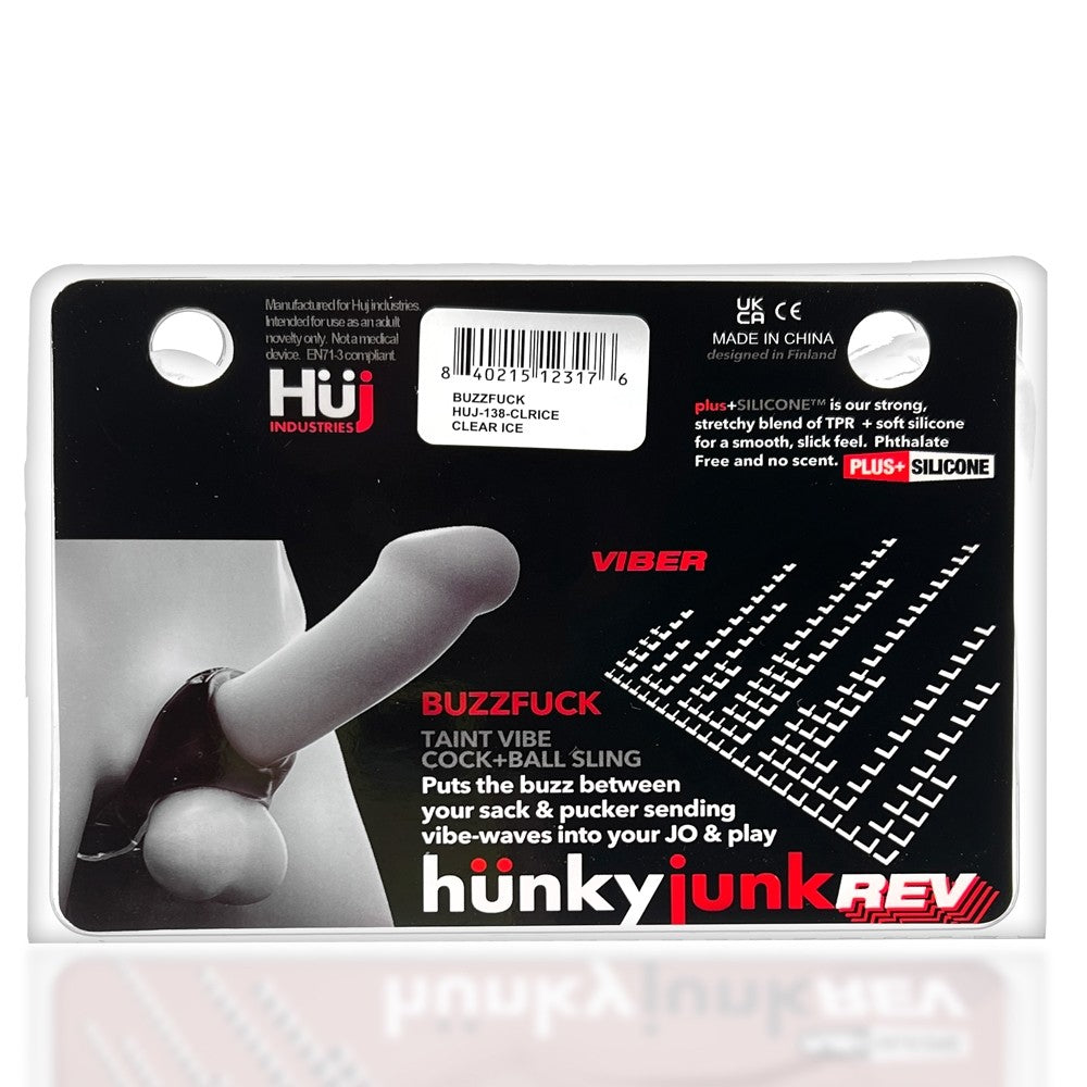 Hunkyjunk Buzzfuck Sling w/Taint Vib Cle