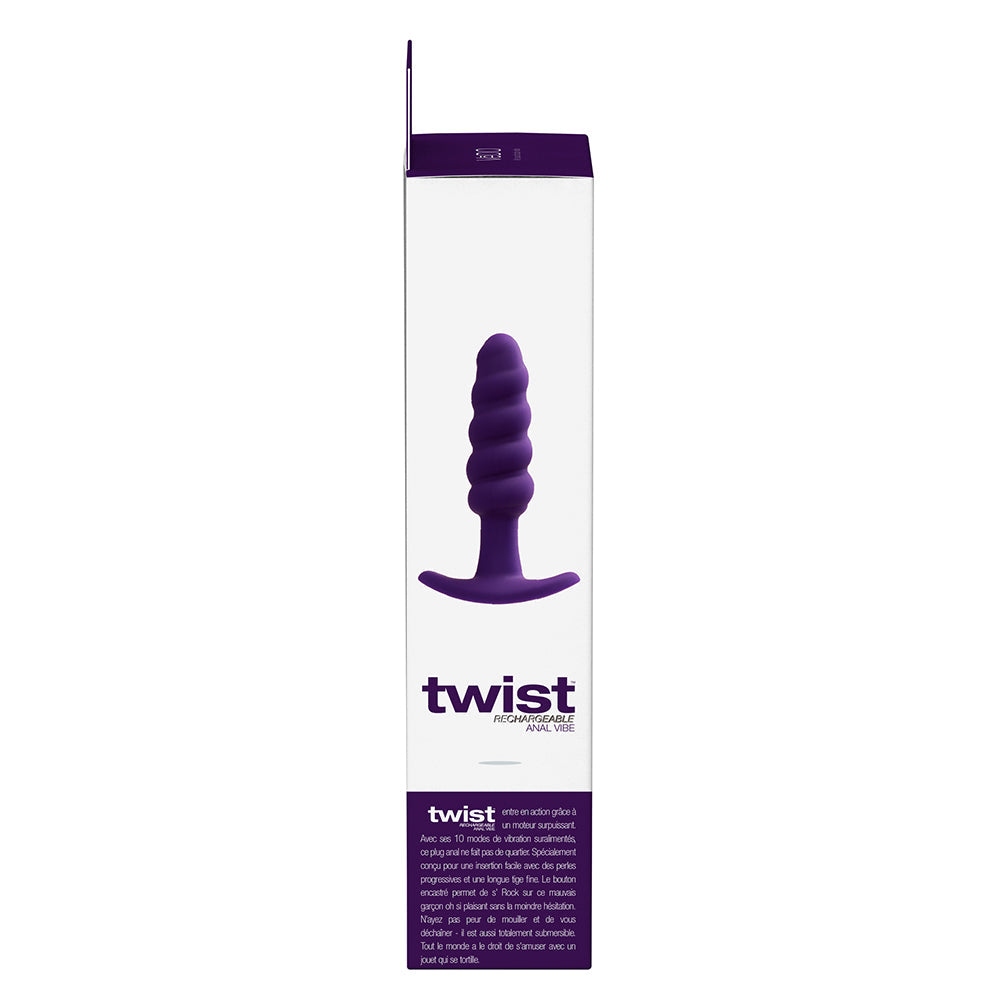 VeDO Twist Vibrating Anal Plug Purple