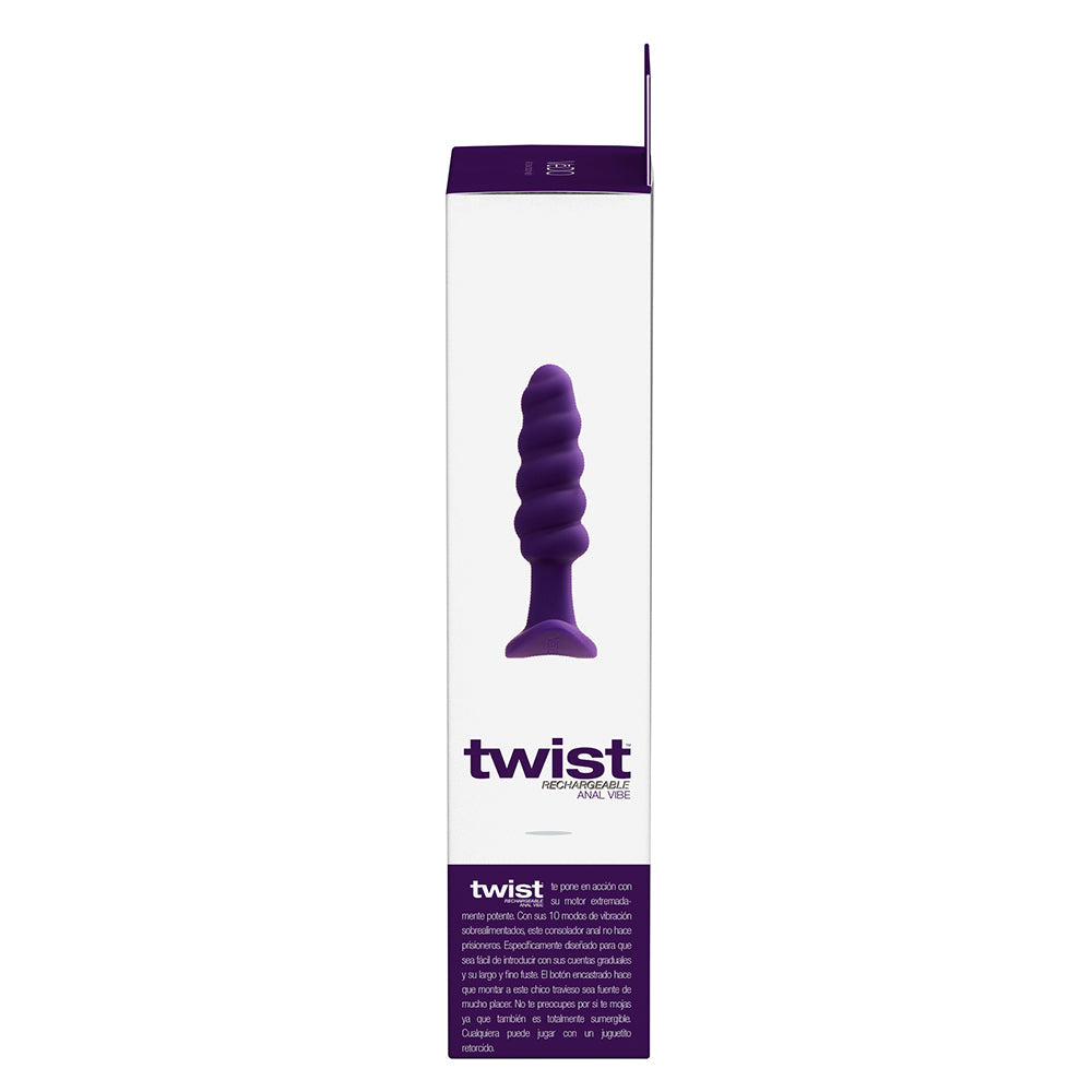 VeDO Twist Vibrating Anal Plug Purple