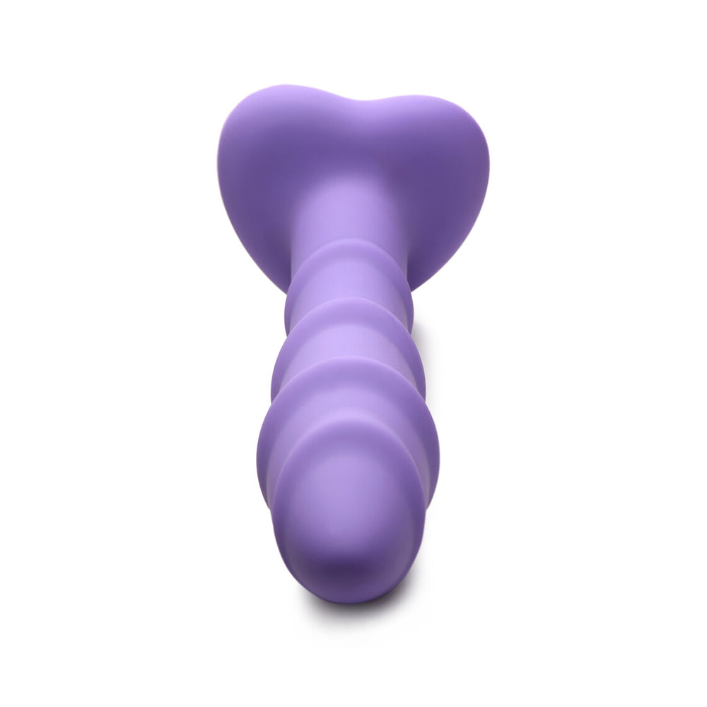 Simply Sweet Swirl Silicone Dildo 7in Pu