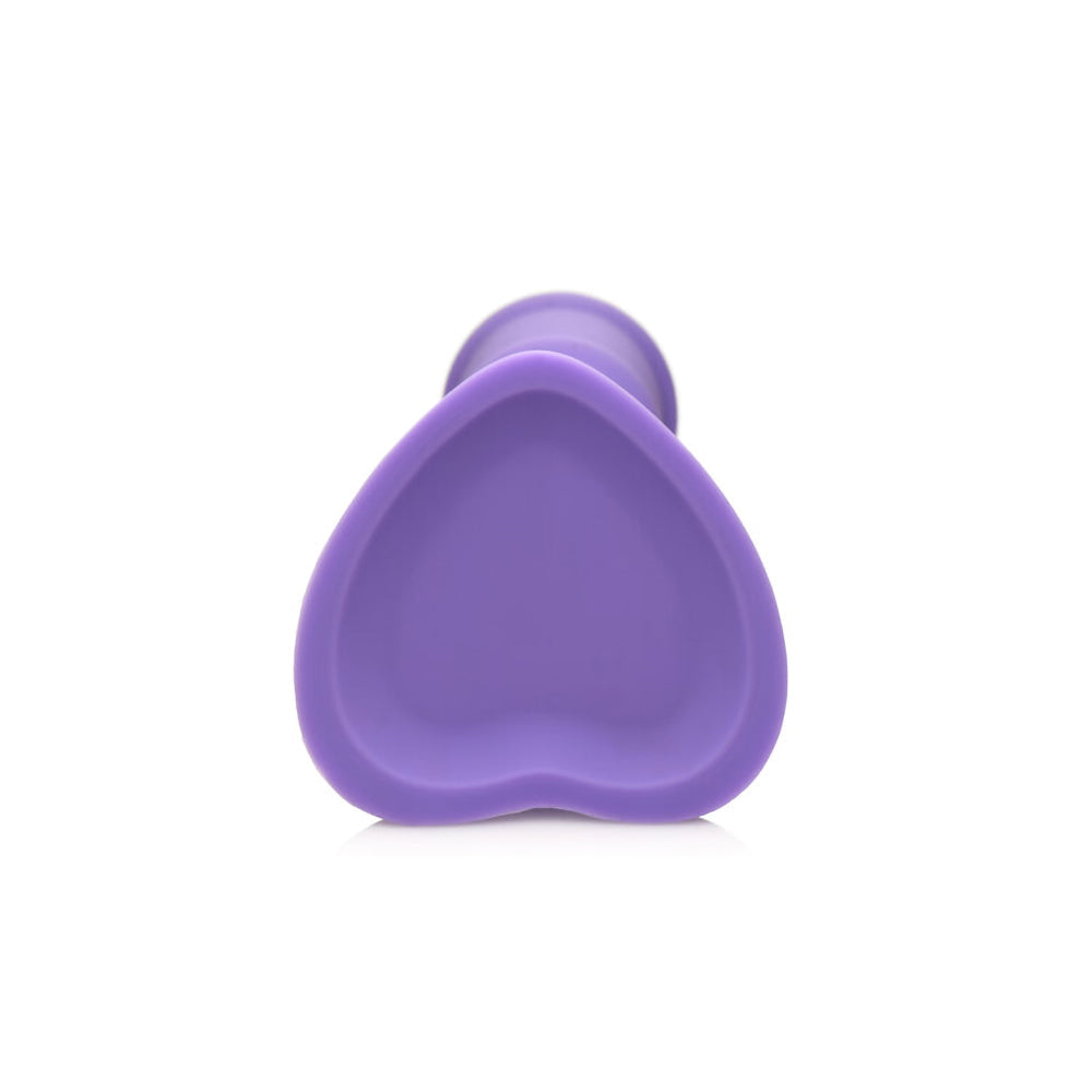 Simply Sweet Swirl Silicone Dildo 7in Pu