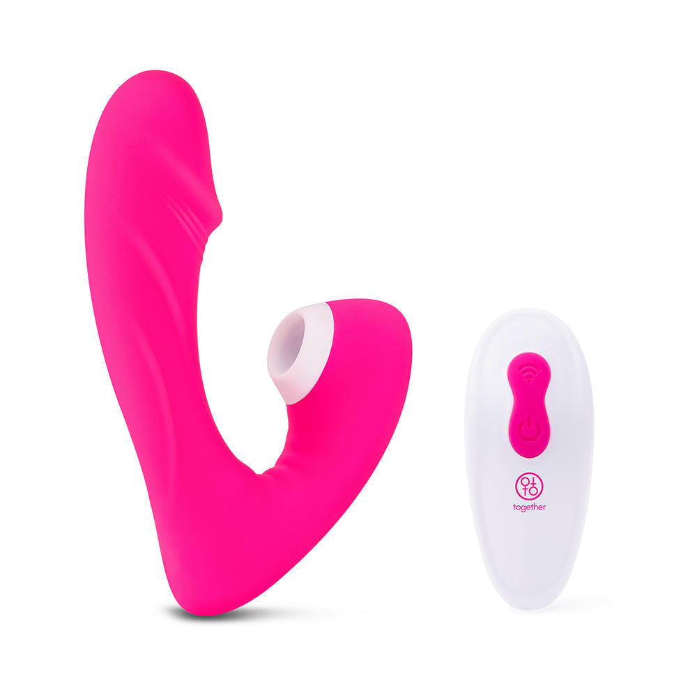 Together Internal Kiss RC Vibrator Pink