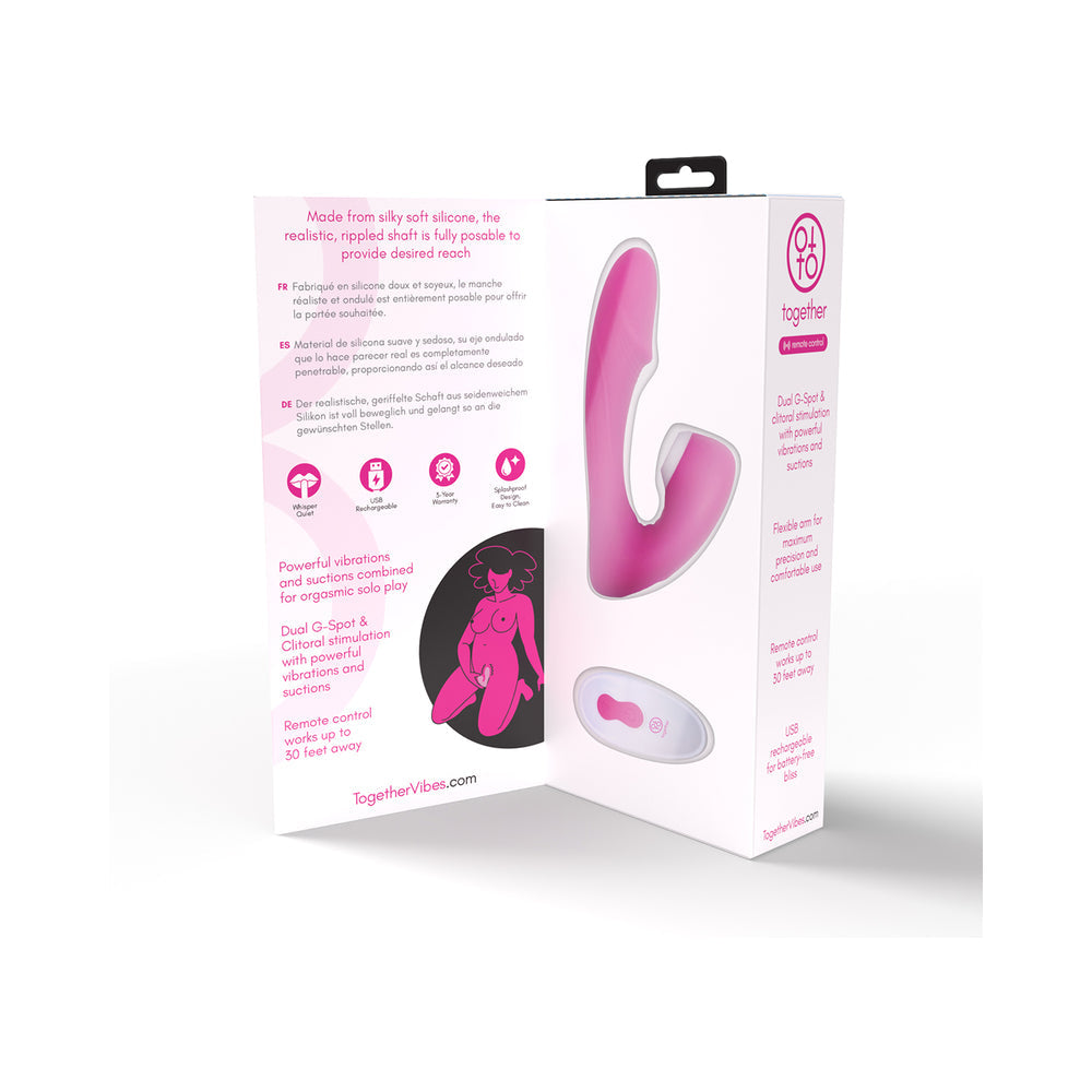 Together Internal Kiss RC Vibrator Pink