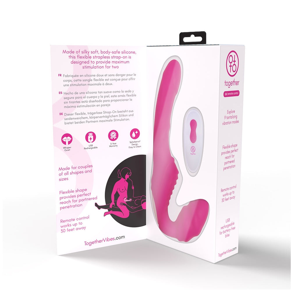 Together Strapless RC Vibrator Pink