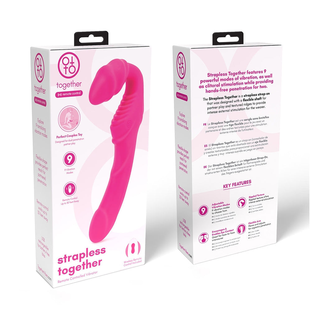 Together Strapless RC Vibrator Pink