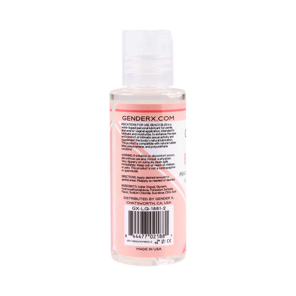 GX Beach Bliss Flavored WB Lube 2oz