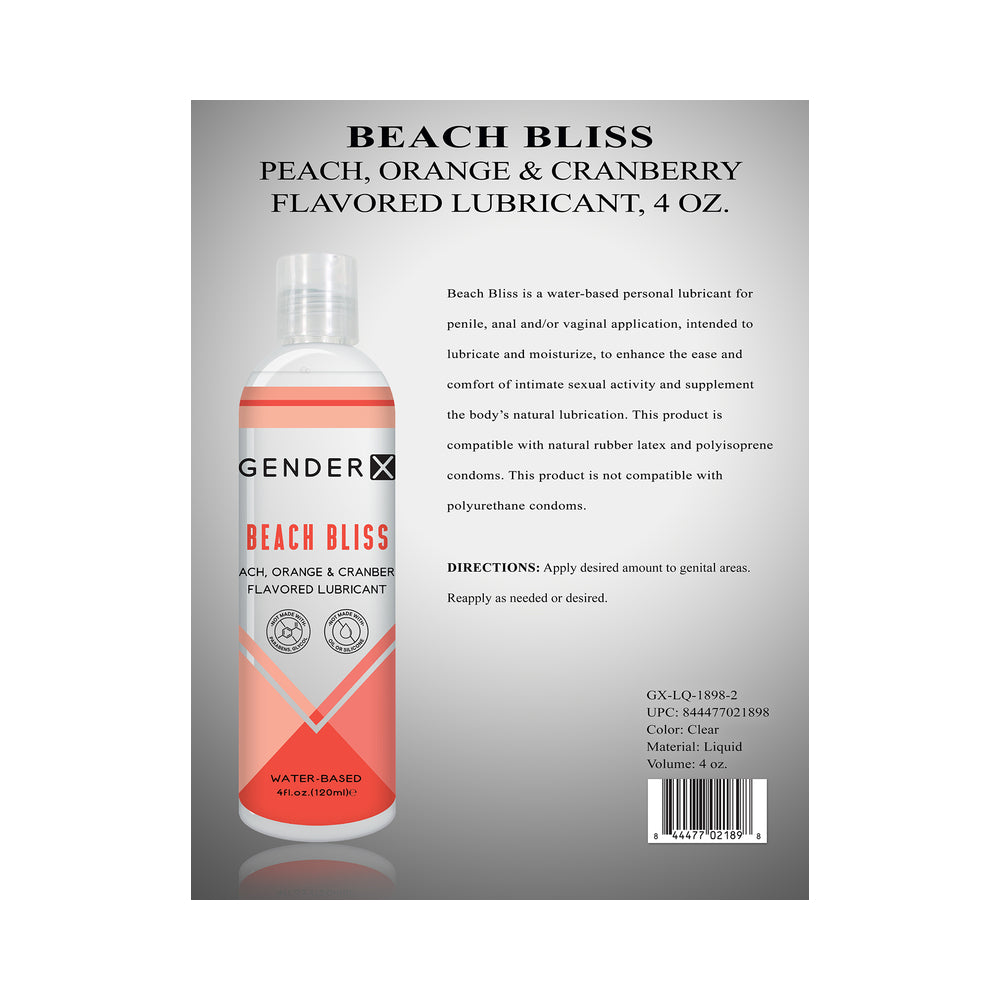 GX Beach Bliss Flavored WB Lube