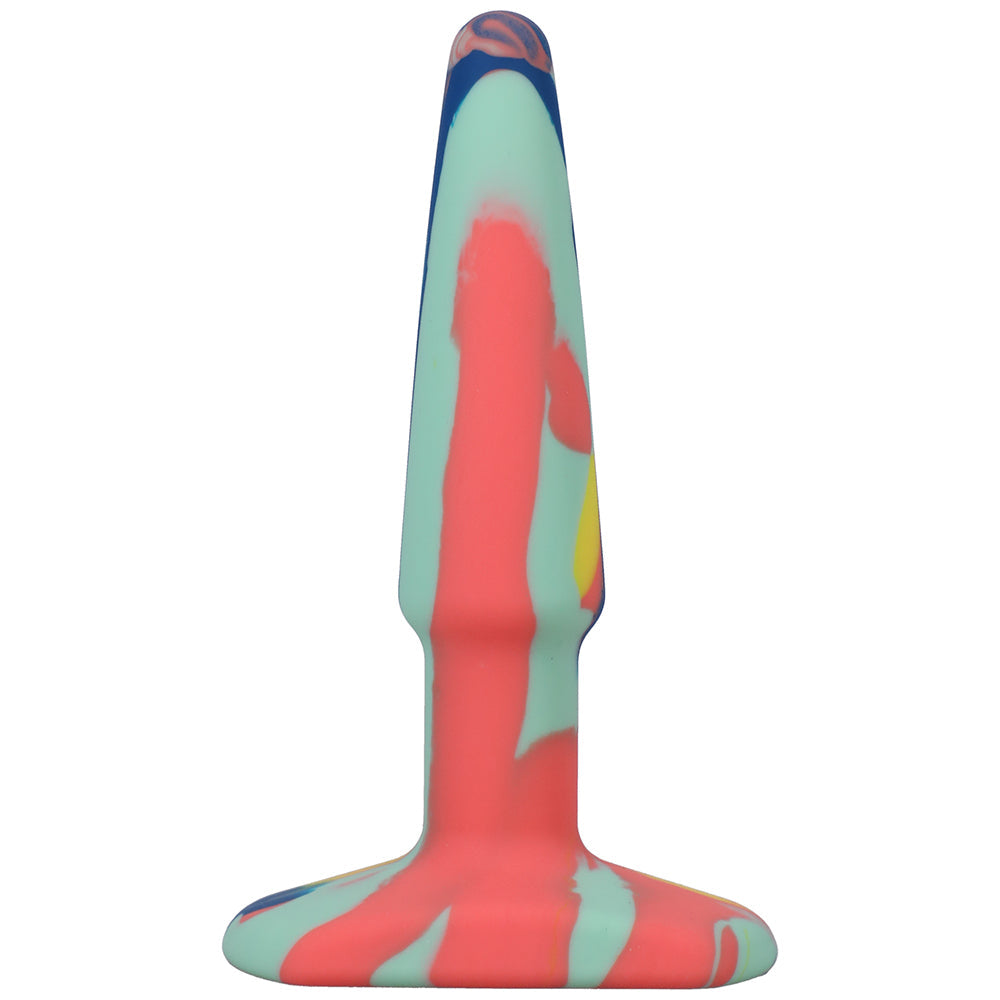 A-Play Groovy Sili Anal Plug 4in Sunrise