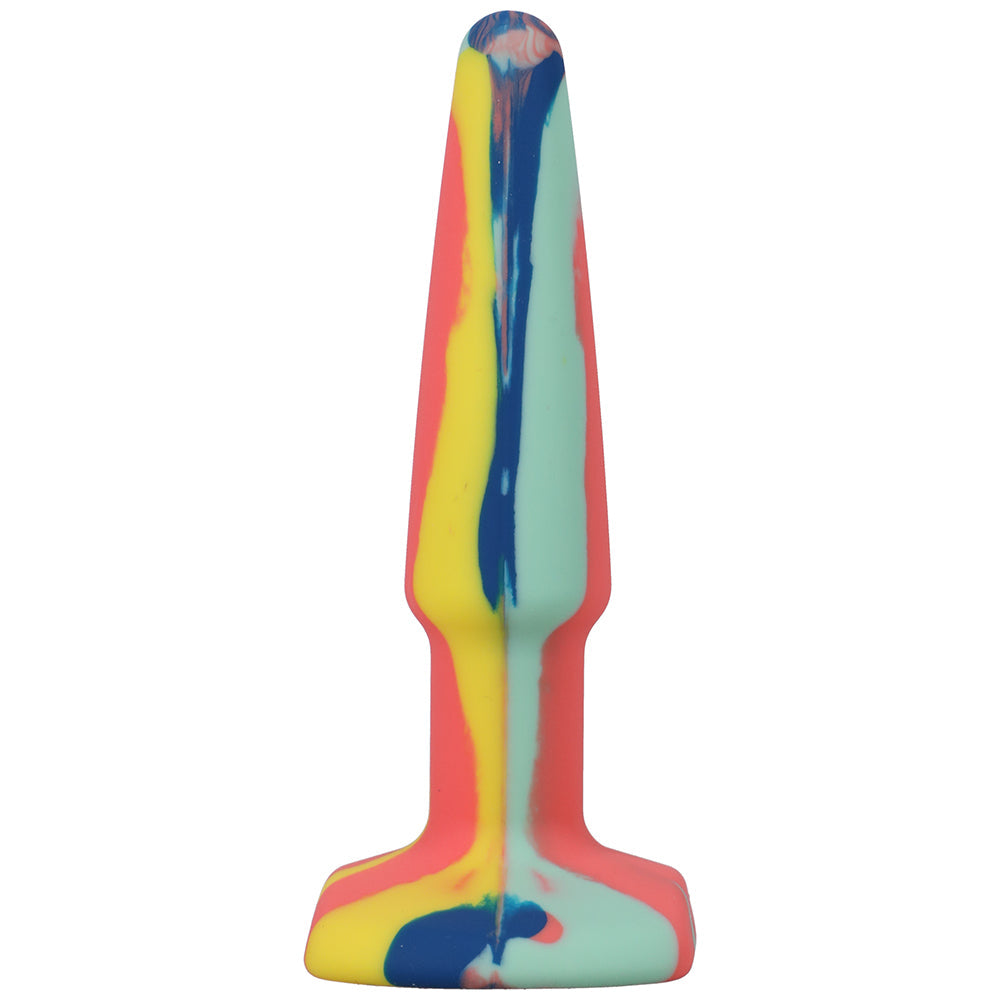 A-Play Groovy Sili Anal Plug 4in Sunrise