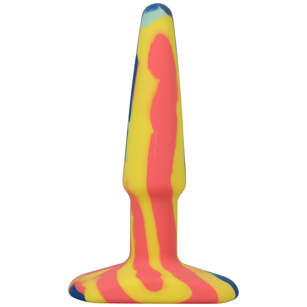 A-Play Groovy Sili Anal Plug 4in Sunrise