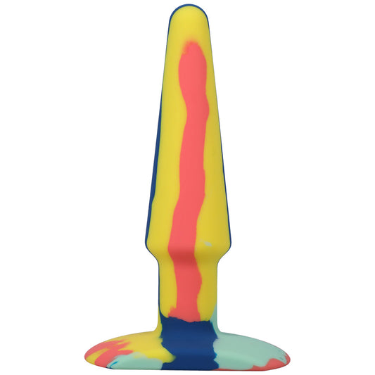 A-Play Groovy Sili Anal Plug 5in Sunrise