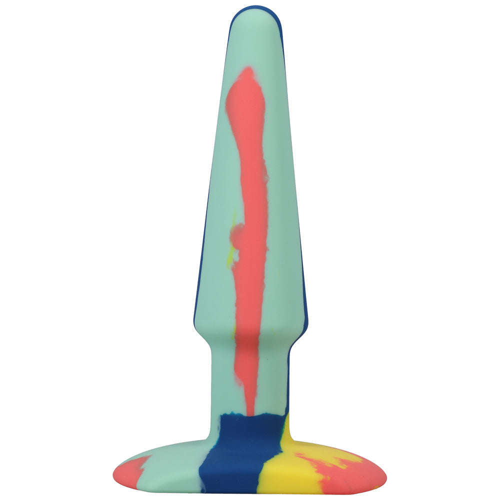 A-Play Groovy Sili Anal Plug 5in Sunrise