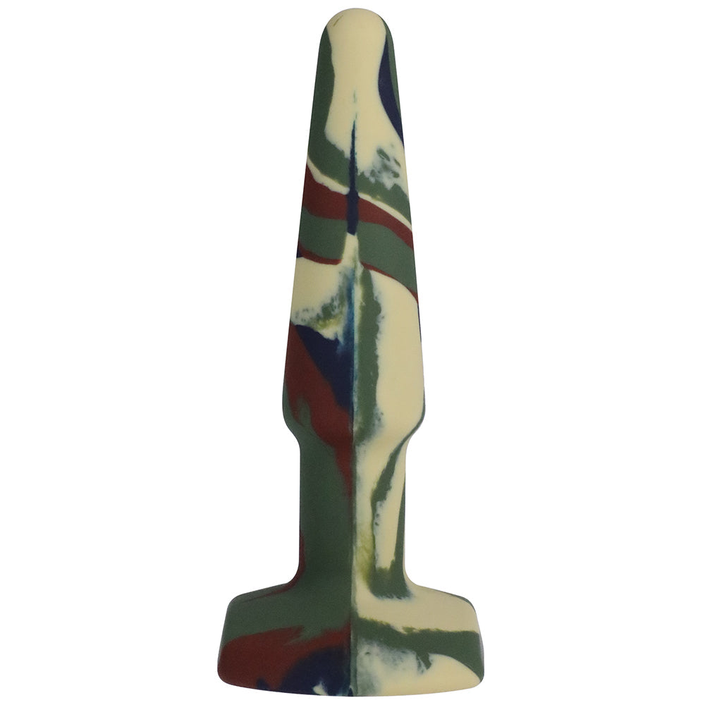 A-Play Groovy Sili Anal Plug 4in Camoufl