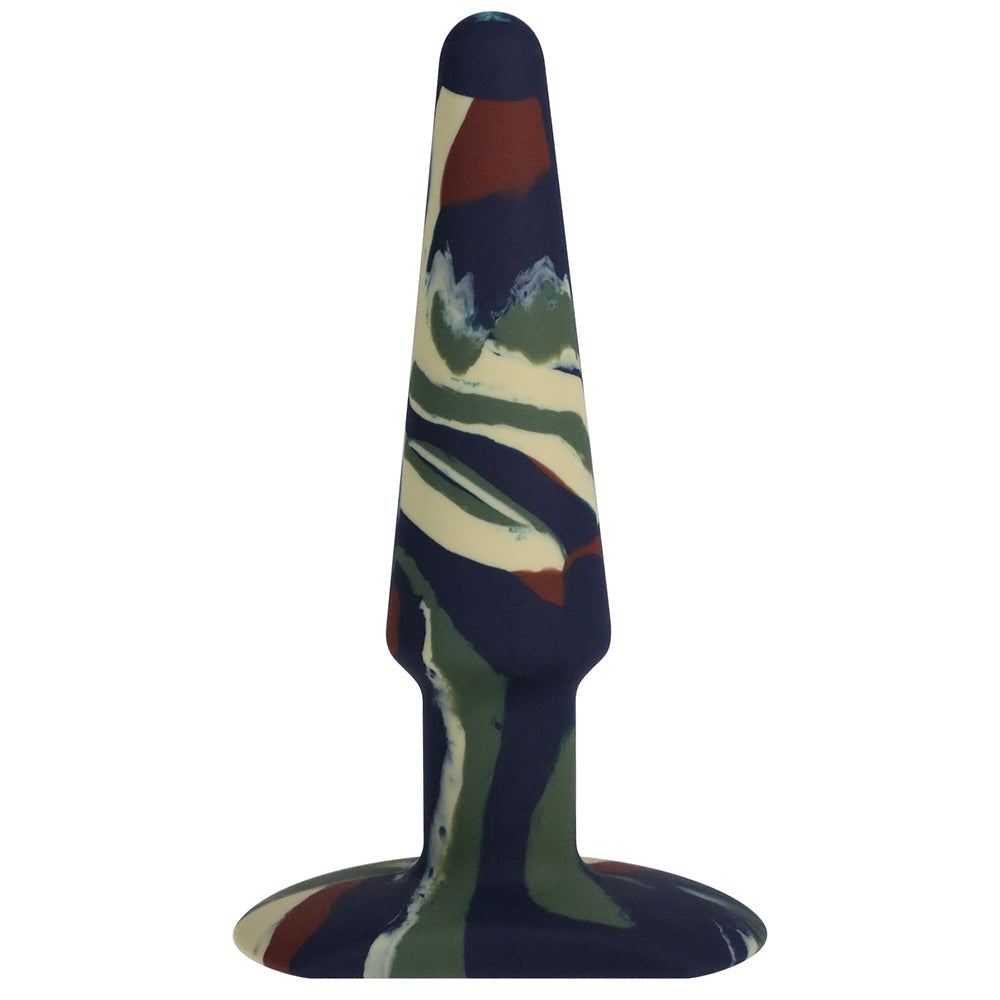 A-Play Groovy Sili Anal Plug 5in Camoufl