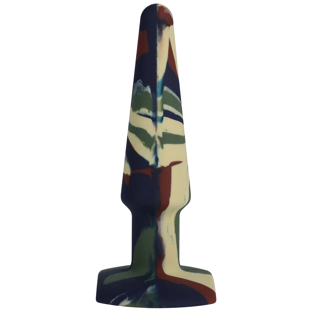 A-Play Groovy Sili Anal Plug 5in Camoufl