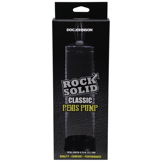 Rock Solid Classic Penis Pump Black/Clea